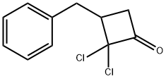 Cyclobutanone, 2,2-dichloro-3-(phenylmethyl)- Structure