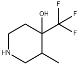 4-Piperidinol, 3-methyl-4-(trifluoromethyl)- Structure
