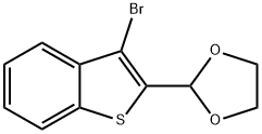 2-(3-Bromobenzo[b]thiophen-2-yl)-1,3-dioxolane Structure