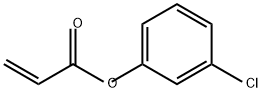 2-Propenoic acid, 3-chlorophenyl ester Structure