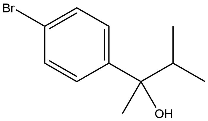 4-Bromo-α-methyl-α-(1-methylethyl)benzenemethanol,37487-57-3,结构式
