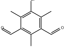 1,3-Benzenedicarboxaldehyde, 5-bromo-2,4,6-trimethyl- 结构式