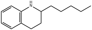 Quinoline, 1,2,3,4-tetrahydro-2-pentyl- Structure