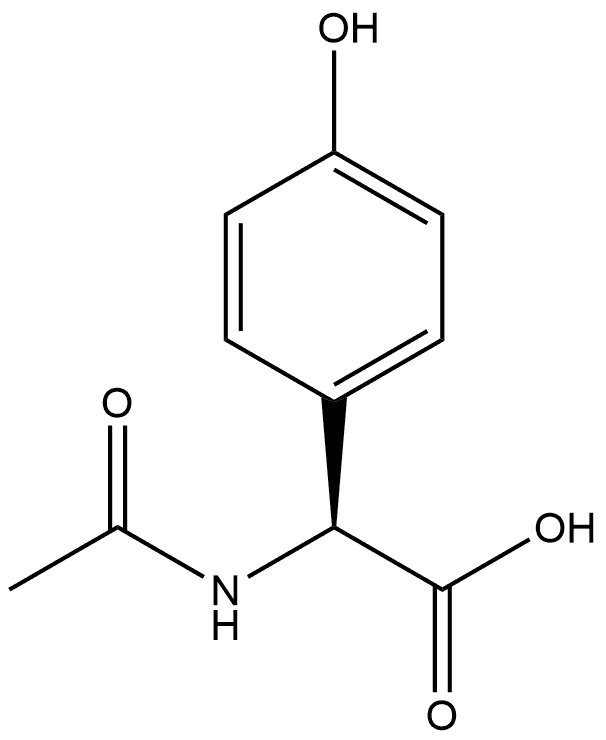 N-AC-S-对羟基苯甘氨酸, 37784-24-0, 结构式