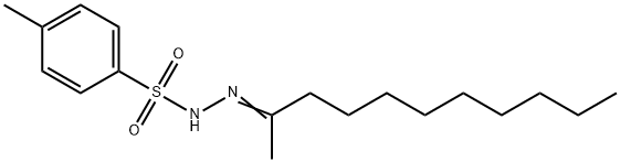 Benzenesulfonic acid, 4-methyl-, 2-(1-methyldecylidene)hydrazide Structure