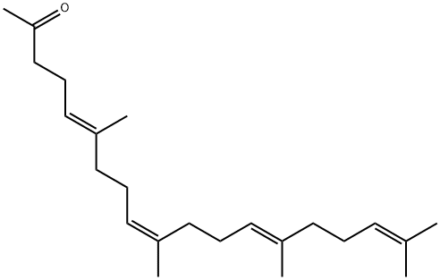 5,9,13,17-Nonadecatetraen-2-one, 6,10,14,18-tetramethyl-, (E,Z,E)- (8CI) Struktur