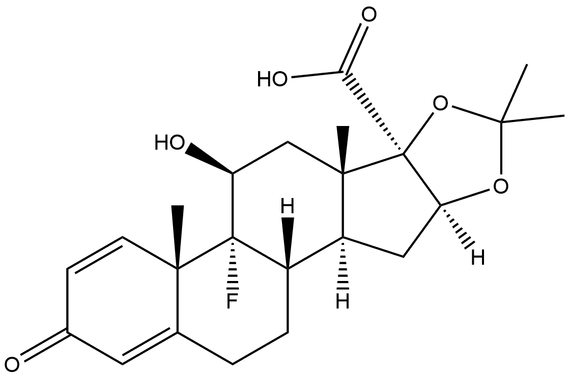 Triamcinolone Impurity 4 Struktur