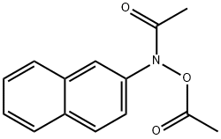 Acetamide, N-(acetyloxy)-N-2-naphthalenyl- Structure