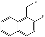 Naphthalene, 1-(chloromethyl)-2-fluoro- Struktur