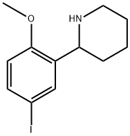 2-(5-IODO-2-METHOXY-PHENYL) PIPERIDINE Struktur