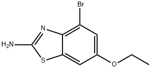2-Benzothiazolamine, 4-bromo-6-ethoxy- Structure