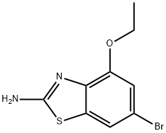 2-Benzothiazolamine, 6-bromo-4-ethoxy- Structure