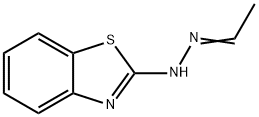 Acetaldehyde, 2-benzothiazolylhydrazone (6CI,7CI,8CI,9CI) Struktur