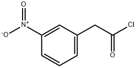 Benzeneacetyl chloride, 3-nitro- Structure