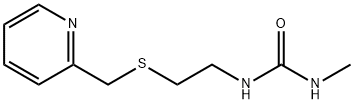 Urea, N-methyl-N'-[2-[(2-pyridinylmethyl)thio]ethyl]- Structure
