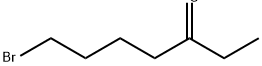 7-溴-3-庚酮,38614-23-2,结构式