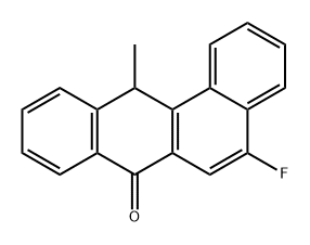 Benz[a]anthracen-7(12H)-one, 5-fluoro-12-methyl- Structure