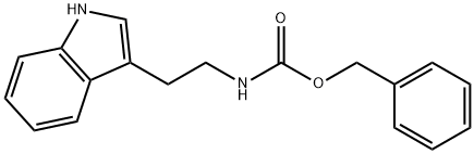 Carbamic acid, N-?[2-?(1H-?indol-?3-?yl)?ethyl]?-?, phenylmethyl ester Struktur