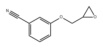 Benzonitrile, 3-(2-oxiranylmethoxy)- 结构式