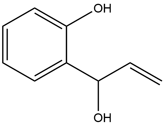 Benzenemethanol, α-ethenyl-2-hydroxy- 化学構造式