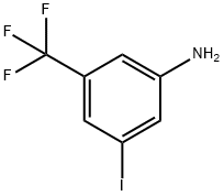 Benzenamine, 3-iodo-5-(trifluoromethyl)- Structure
