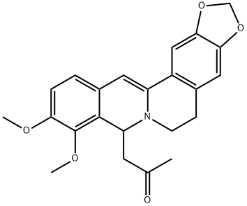 2-Propanone, 1-(5,8-dihydro-9,10-dimethoxy-6H-benzo[g]-1,3-benzodioxolo[5,6-a]quinolizin-8-yl)-