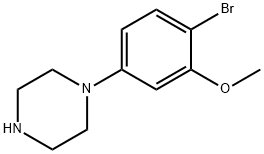 1-(4-bromo-3-methoxyphenyl)piperazine Structure