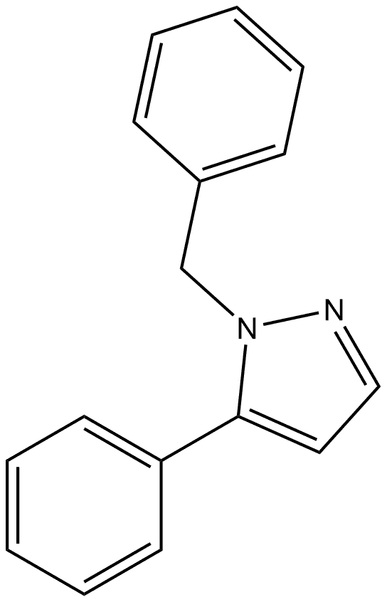 5-Phenyl-1-(phenylmethyl)-1H-pyrazole,39056-60-5,结构式