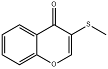 3-甲硫基苯并吡喃-4-酮 结构式