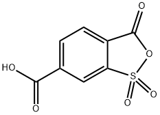 3H-2,1-Benzoxathiole-6-carboxylic acid, 3-oxo-, 1,1-dioxide|3-氧代-3H-苯并[C][1,2]氧硫杂环戊烷-6-羧酸 1,1-二氧化物