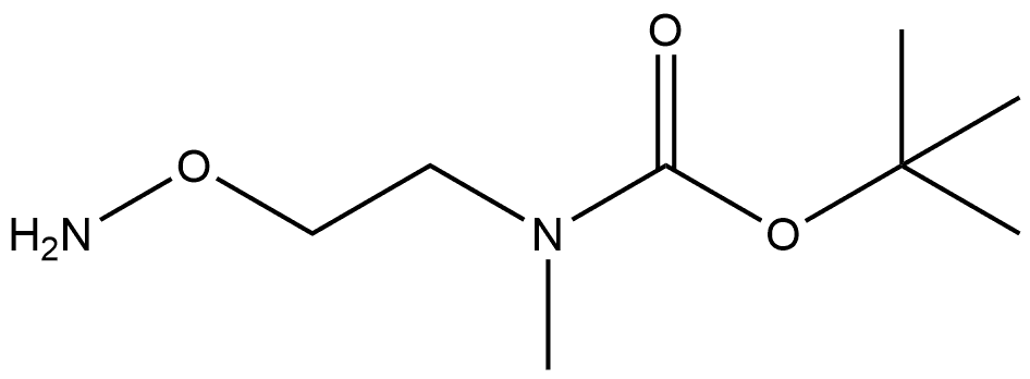 tert-butyl (2-(aminooxy)ethyl)(methyl)carbamate Structure
