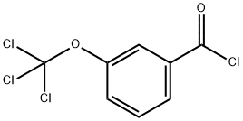 Benzoyl chloride, 3-(trichloromethoxy)- Structure