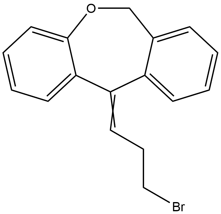 11-(3-BROMOPROPYLIDENE)-6,11-DIHYDRODIBENZO[B,E]OXEPINE, 39244-78-5, 结构式