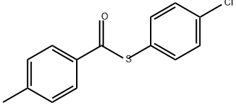 Benzenecarbothioic acid, 4-methyl-, S-(4-chlorophenyl) ester