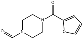 1-Piperazinecarboxaldehyde, 4-(2-furanylcarbonyl)- Structure