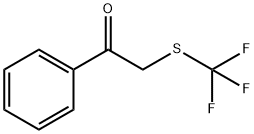 Ethanone, 1-phenyl-2-[(trifluoromethyl)thio]-,39566-16-0,结构式