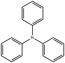 Triphenylindium 化学構造式