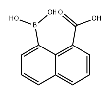 1-Naphthalenecarboxylic acid, 8-borono- (9CI) Structure