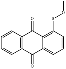 1-Anthracenesulfenic acid, 9,10-dihydro-9,10-dioxo-, methyl ester Struktur