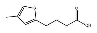 2-Thiophenebutanoic acid, 4-methyl- Structure