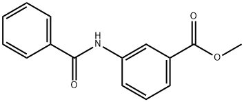 Benzoic acid, 3-(benzoylamino)-, methyl ester Structure