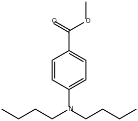 Benzoic acid, 4-(dibutylamino)-, methyl ester Struktur
