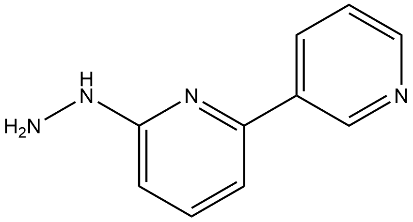 2-HYDRAZINYL-6-(PYRIDIN-3-YL)PYRIDINE 结构式