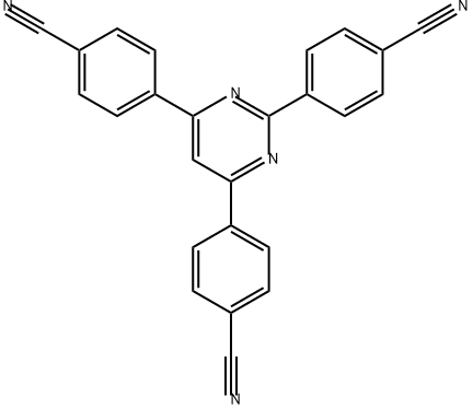 Benzonitrile, 4,4',4''-(2,4,6-pyrimidinetriyl)tris- (9CI)