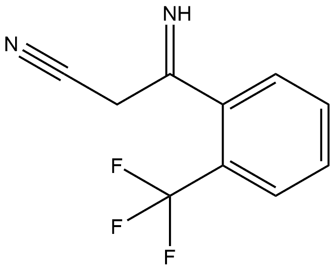 Benzenepropanenitrile, β-imino-2-(trifluoromethyl)-