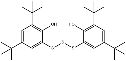 Phenol, 2,2'-trithiobis[4,6-bis(1,1-dimethylethyl)- Struktur