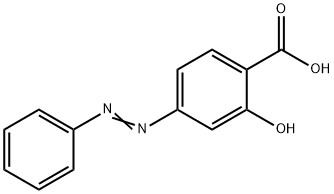 (E)-2-hydroxy-4-(phenyldiazenyl)benzoic acid Structure