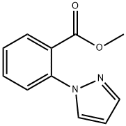 Benzoic acid, 2-(1H-pyrazol-1-yl)-, methyl ester 结构式