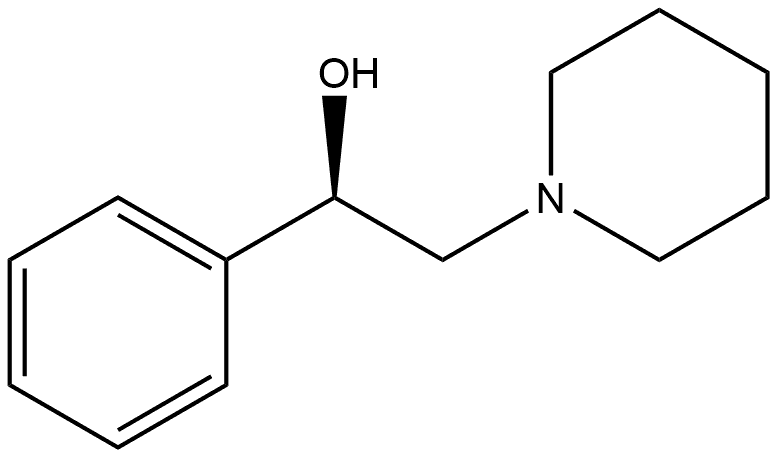 1-Piperidineethanol, α-phenyl-, (αR)- Struktur