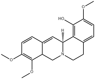 (13aS)-5,8,13,13aα-Tetrahydro-2,9,10-trimethoxy-6H-dibenzo[a,g]quinolizin-1-ol Structure